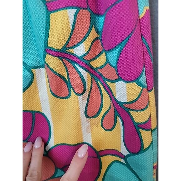 Judith March One Shoulder Mini Sundress Colorful Floral Print Sz S EUC - Picture 8 of 9